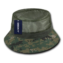 Decky 458 - Structured Mesh Bucket Hat -