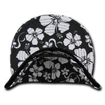 Decky 1065 Floral Flat Bill Snapback Hat