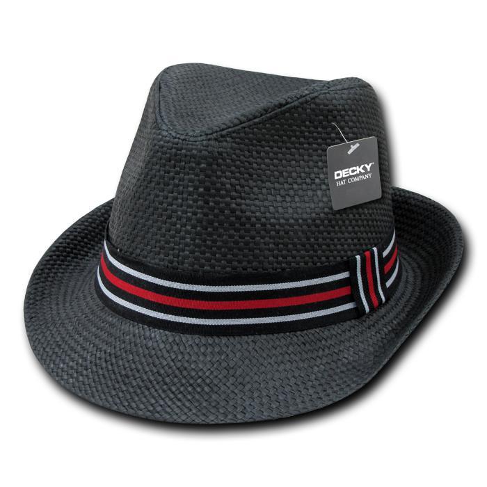 Paper Straw Fedora Hat - 530 – The Park Wholesale