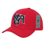 Wholesale Bulk USA America Baseball Hat - A14 - Red