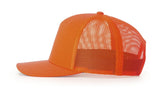 Richardson 882FP Blaze Orange Five Panel Trucker Hat