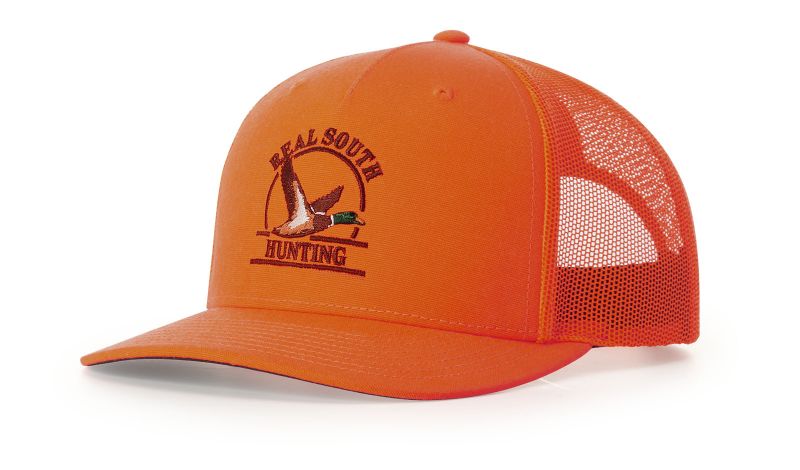 Richardson 882FP Blaze Orange Five Panel Trucker Hat – The Park Wholesale
