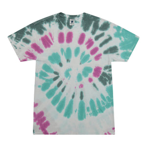 Colortone 1000 Multi-Color Tie-Dyed T-Shirt - Everglades - 
