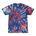 Colortone 1000 Multi-Color Tie-Dyed T-Shirt - Union Jack