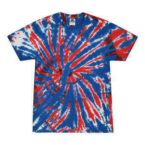 Colortone 1000 Multi-Color Tie-Dyed T-Shirt - Union Jack - 