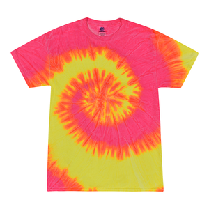 Colortone 1000 Multi-Color Tie-Dyed T-Shirt - Fluorescent Swirl - 