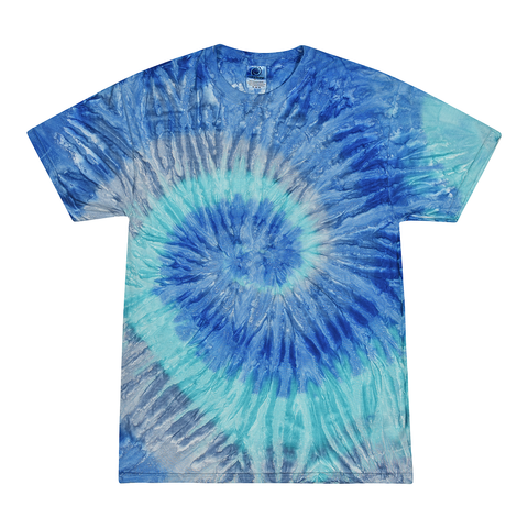 Colortone 1000 Multi-Color Tie-Dyed T-Shirt - Blue Jerry