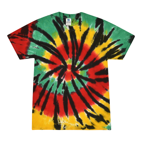 Colortone 1000 Multi-Color Tie-Dyed T-Shirt - Rasta Web