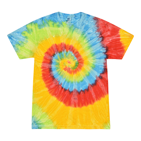 Colortone 1000 Multi-Color Tie-Dyed T-Shirt - Pastel Neon