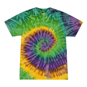 Colortone 1000 Multi-Color Tie-Dyed T-Shirt - Mardi Gras - 