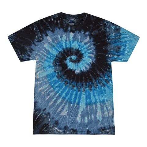 Colortone 1000 Multi-Color Tie-Dyed T-Shirt - Evening Sky