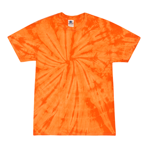 Colortone 1000 Multi-Color Tie-Dyed T-Shirt - Spider Orange - 