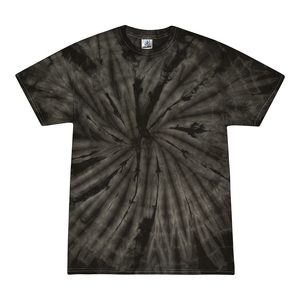 Colortone 1000 Multi-Color Tie-Dyed T-Shirt - Spider Black - 