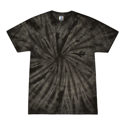 Colortone 1000 Multi-Color Tie-Dyed T-Shirt - Spider Black