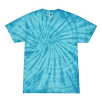 Colortone 1000 Multi-Color Tie-Dyed T-Shirt - Spider Turq