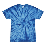 Colortone 1000 Multi-Color Tie-Dyed T-Shirt - Spider Royal