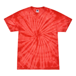 Colortone 1000 Multi-Color Tie-Dyed T-Shirt - Spider Red