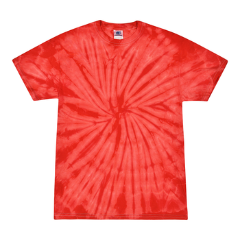 Colortone 1000 Multi-Color Tie-Dyed T-Shirt - Spider Red