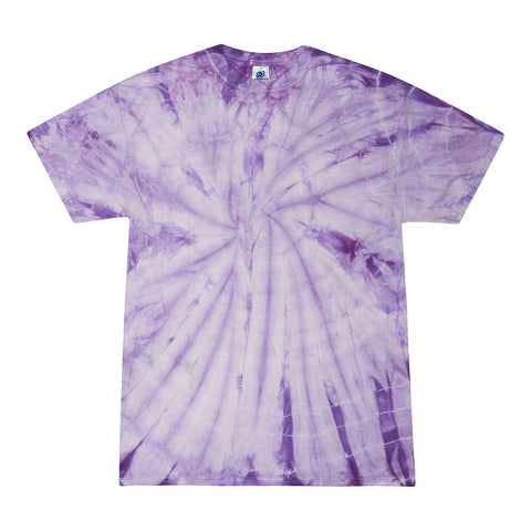 Colortone 1000 Multi-Color Tie-Dyed T-Shirt - Spider Lavender