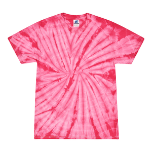 Colortone 1000 Multi-Color Tie-Dyed T-Shirt - Spider Pink - 