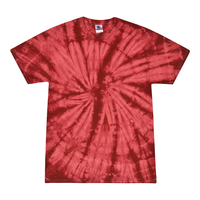 Colortone 1000 Multi-Color Tie-Dyed T-Shirt - Spider Crimson