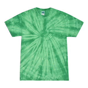 Colortone 1000 Multi-Color Tie-Dyed T-Shirt - Spider Kelly - 