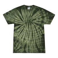 Colortone 1000 Multi-Color Tie-Dyed T-Shirt - Spider Green