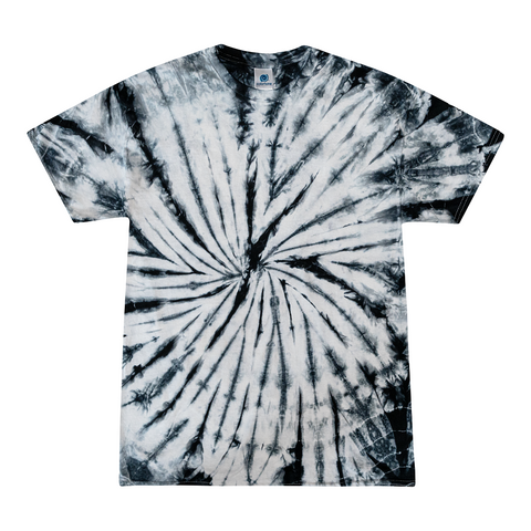 Colortone 1000 Multi-Color Tie-Dyed T-Shirt - Spider Wht & Blk