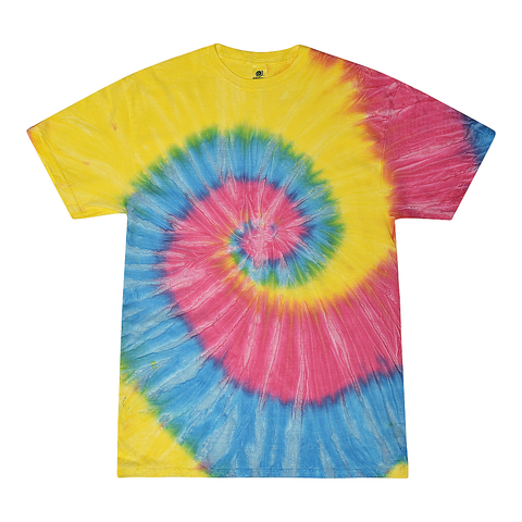 Colortone 1000 Multi-Color Tie-Dyed T-Shirt - Sunshine