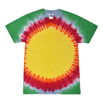 Colortone 1000 Multi-Color Tie-Dyed T-Shirt - Sunburst Rainbow