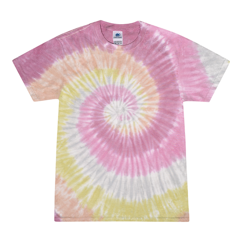 Colortone 1000 Multi-Color Tie-Dyed T-Shirt - Desert Rose