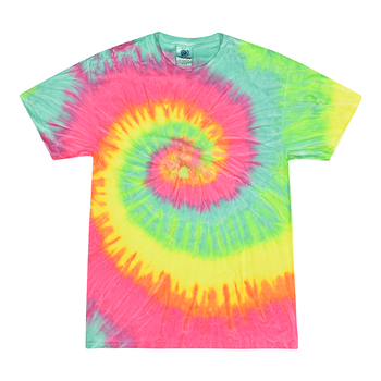 Colortone 1000 Multi-Color Tie-Dyed T-Shirt - Minty Rainbow