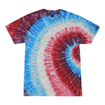 Colortone 1000 Multi-Color Tie-Dyed T-Shirt - Fire Cracker