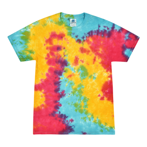 Colortone 1000 Multi-Color Tie-Dyed T-Shirt - Multi Rainbow - 