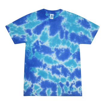 Colortone 1000 Multi-Color Tie-Dyed T-Shirt - Multi Blue