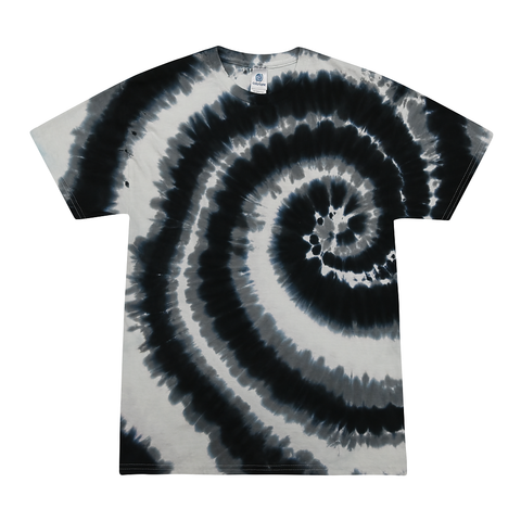 Colortone 1000 Multi-Color Tie-Dyed T-Shirt - Swirl Black