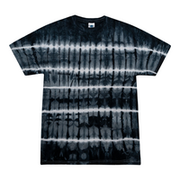 Colortone 1000 Multi-Color Tie-Dyed T-Shirt - Black Shibori