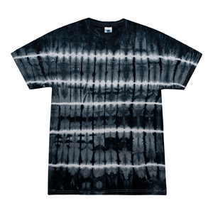 Colortone 1000 Multi-Color Tie-Dyed T-Shirt - Black Shibori - 