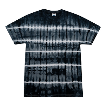 Colortone 1000 Multi-Color Tie-Dyed T-Shirt - Black Shibori