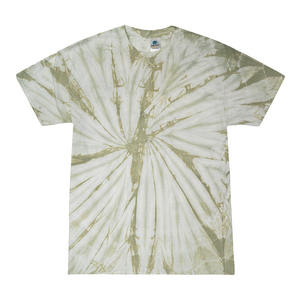 Colortone 1000 Multi-Color Tie-Dyed T-Shirt - Spider Olive - 