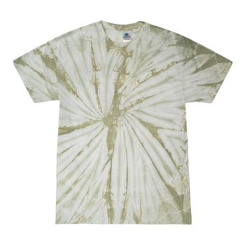 Colortone 1000 Multi-Color Tie-Dyed T-Shirt - Spider Olive