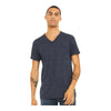 BELLA+CANVAS 3655 Unisex Textured Jersey V-Neck Tee