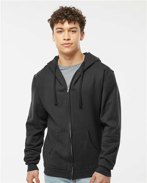 Tultex 331 Unisex Full-Zip Hooded Sweatshirt