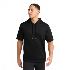 Sport-Tek ST251 Sport-Wick Fleece Short Sleeve Hooded Pullover - 