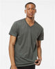 Tultex 207 Men's Poly-Rich V-Neck T-Shirt