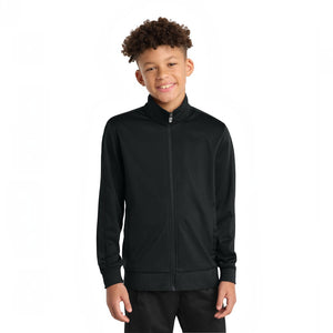 Sport-Tek YST94 Youth Tricot Sleeve Stripe Track Jacket - 