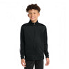 Sport-Tek YST94 Youth Tricot Sleeve Stripe Track Jacket