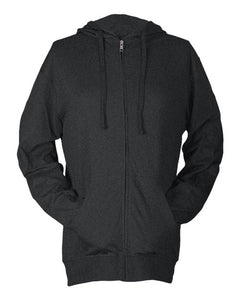 Tultex 260 Unisex Beach Full-Zip Hooded Long Sleeve T-Shirt - 