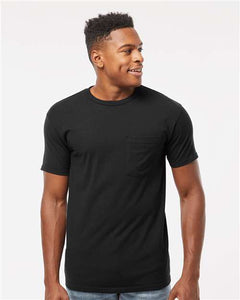 Tultex 293 Unisex Heavyweight Jersey Pocket T-Shirt - 