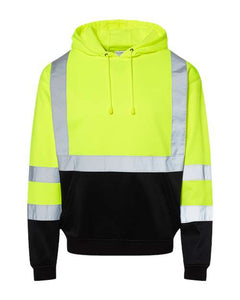 Kishigo JS154 Unisex Hi-Vis Hooded Sweatshirt - 